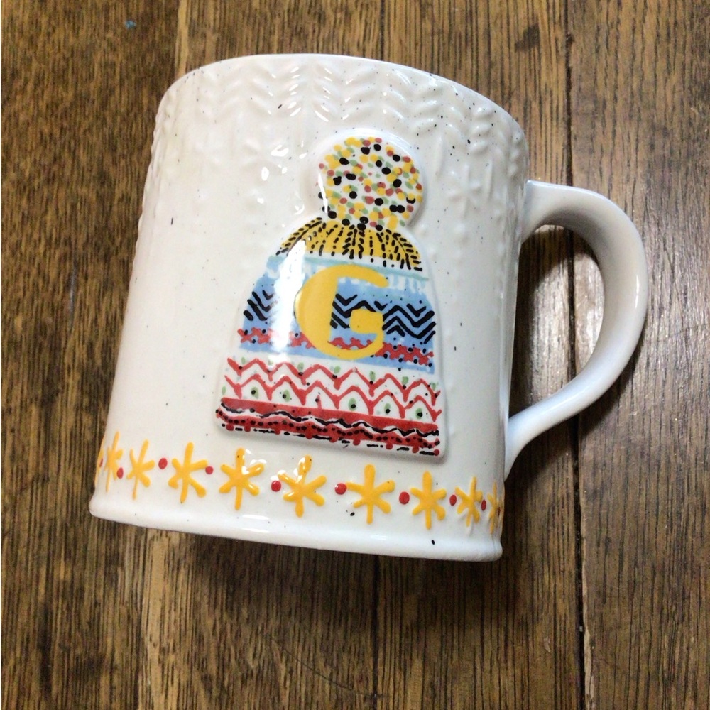Anthropologie Mug. Monogrammed with a ‘G” Never Used